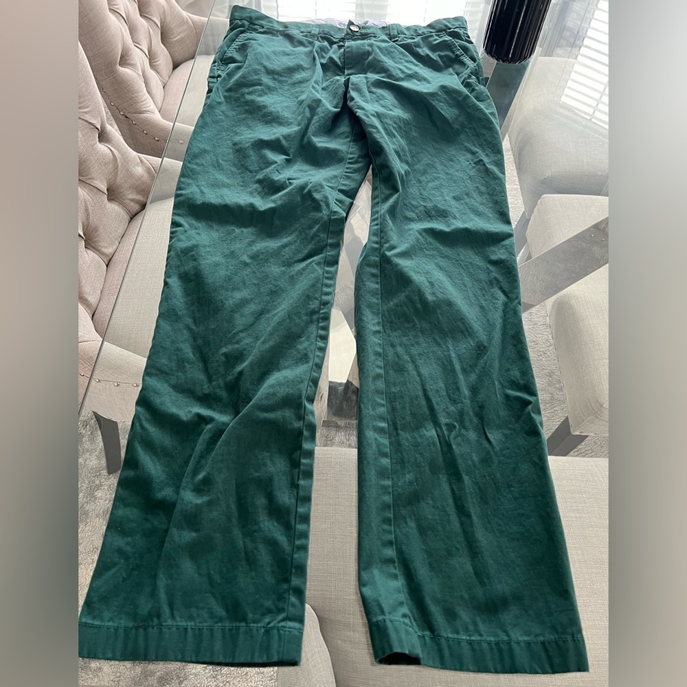 Tommy Hilfiger Deep Green Chino Pants Trousers